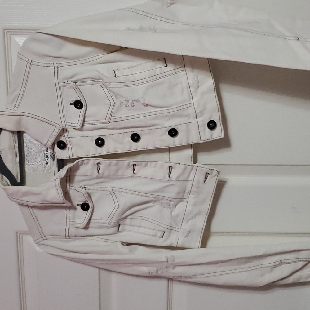 White Jean jacket
